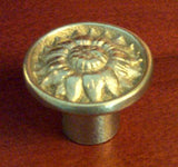 Bouton Victorien de Laiton Massif